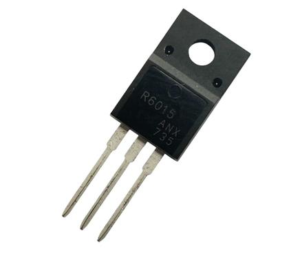 Imagem de Kit 4 peças transistor r6015 - r 6015 - isolado - to220