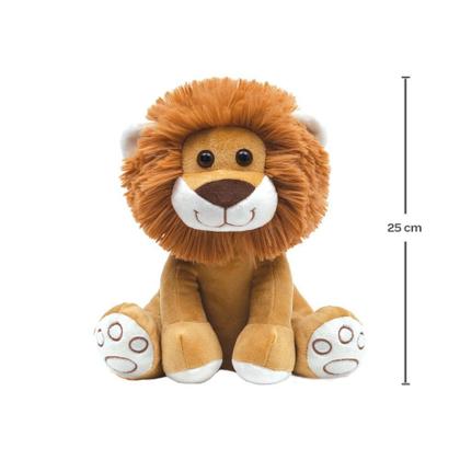 Imagem de Kit 4 Pelúcias Infantil Bebe Ursinho Grande 25 Cm Safari