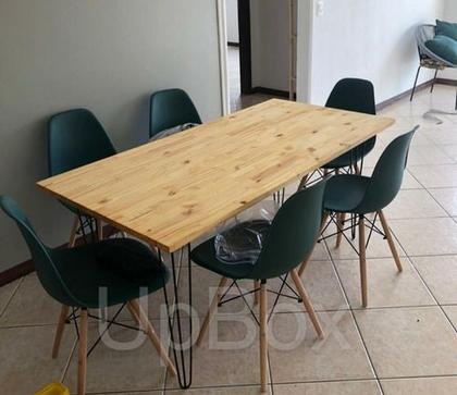 Imagem de Kit 4 Pés De Ferro Para Mesa Bancos Hairpin Legs 90cm Brinde