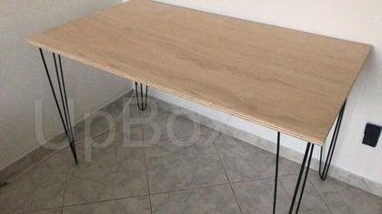 Imagem de Kit 4 Pés De Ferro Para Mesa Bancos Hairpin Legs 90cm Brinde