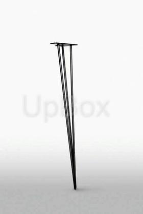 Imagem de Kit 4 Pés De Ferro Para Mesa Bancos Hairpin Legs 90cm Brinde