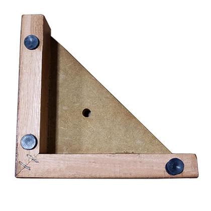 Imagem de Kit 4 Pés de Madeira em L para Sofá 12cm - Mozzelar