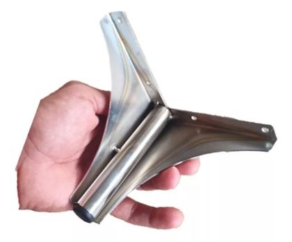 Imagem de Kit 4 Pés De Sofá Curve 12cm Cromado Sofá Para Móveis