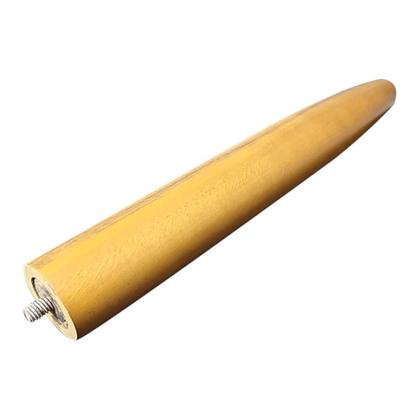 Imagem de Kit 4 Pés Palito Madeira 30cm para Poltrona Mesa Lateral Puff Mel G75 - Gran Belo