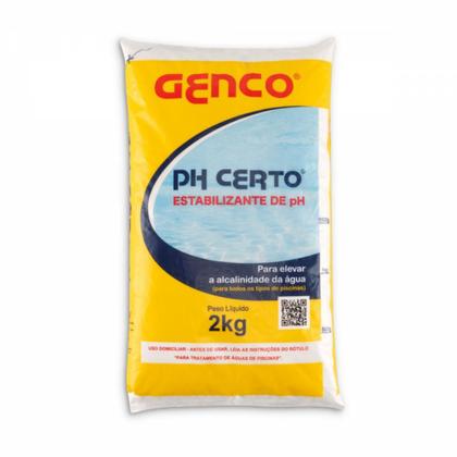 Imagem de Kit 4 Ph Certo Genco Elevador De Alcalinidade Piscinas 2kg