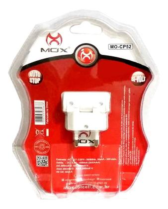 Imagem de Kit 4 Pilhas Palito AAA 1000mAh + Carregador Bivolt AA e AAA com Indicador de Cargas