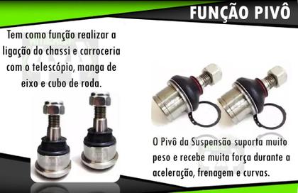 Imagem de Kit 4 Pivos Dodge Ram Inf e Sup 2500 Ano 2003 a 2015