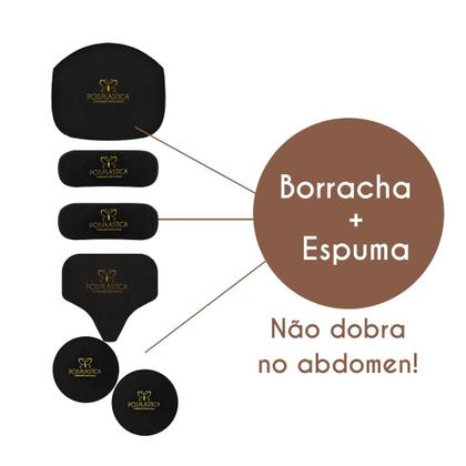Imagem de Kit 4 Placas Rígidas: Abdômen, Costas, Laterais e Culote