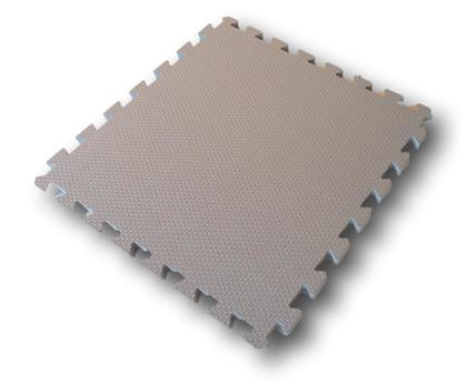 Kit 4 Placas Tatames Tapetes EVA 50x50x2cm 20mm Cinza Escuro Imagem de Kit 4 Placas Tatames Tapetes EVA 50x50x2cm 20mm Cinza Escuro