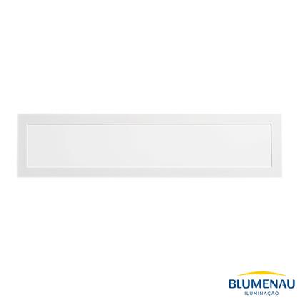 Kit 4 Plafon Retangular Sobrepor 15x60cm 20w Branco Neutro 4100K - Blumenau Iluminação Imagem de Kit 4 Plafon Retangular Sobrepor 15x60cm 20w Branco Neutro 4100K