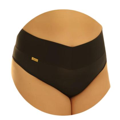 Imagem de kit 4 Plus Size Calcinhas Modeladora Cós Alto Duplo Fio Duplo Kit Lingerie 1091