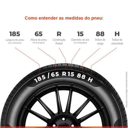 Imagem de Kit 4 Pneu Continental Aro 15 185/65r15 88H PowerContact 2