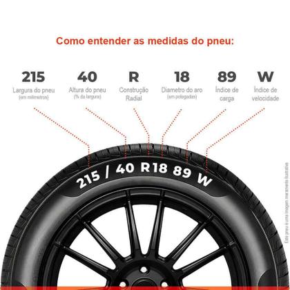 Imagem de Kit 4 Pneu Continental Aro 18 215/40R18 89W XL FR ContiSportContact 2 MO