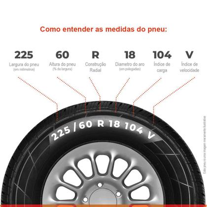 Imagem de Kit 4 Pneu Continental Aro 18 225/60R18 104V XL FR PremiumContact 6