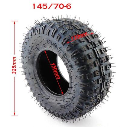 Imagem de Kit 4 Pneus 145/70 Aro 6  Quadriciclos