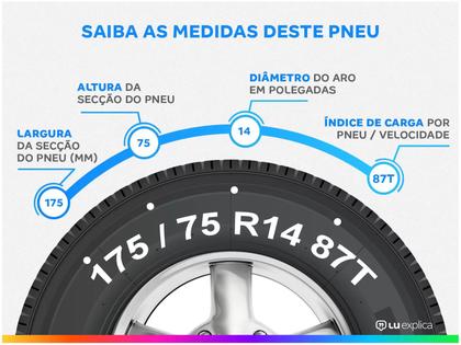 Imagem de Kit 4 Pneus Aro 14” 175/75R14 Westlake 87T 