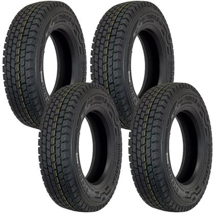 Imagem de Kit 4 pneus doublestar 215/75r17.5 16pr 126/124l tl dsrd01