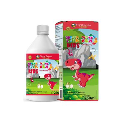 Imagem de Kit 4 Polivitamínico Infantil Vita Rex Morango 4x250ml Floral Ervas