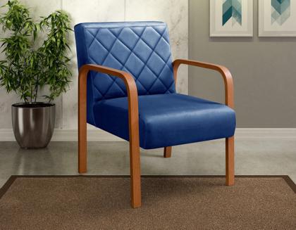 Imagem de Kit 4 Poltronas Cadeira Decorativa Sala, Recepção Lara