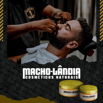 Imagem de Kit 4 Pomada Capilar Modeladora Masculina  Macholandia 86g