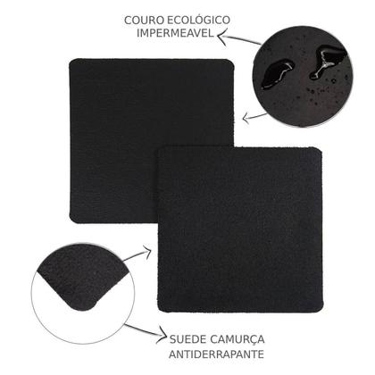 Imagem de Kit 4 Porta Copo Apoio de Mesa Taça Vinho Chopp Copo Cerveja Hotel Restaurante