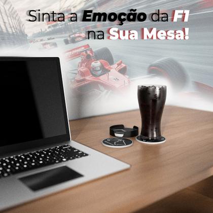 Imagem de Kit 4 Porta Copos PLA Fórmula 1 Criativo para Fãs de Corrida