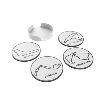 Imagem de Kit 4 Porta Copos PLA Fórmula 1 Criativo para Fãs de Corrida