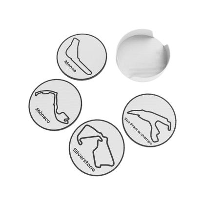 Imagem de Kit 4 Porta Copos PLA Fórmula 1 Criativo para Fãs de Corrida