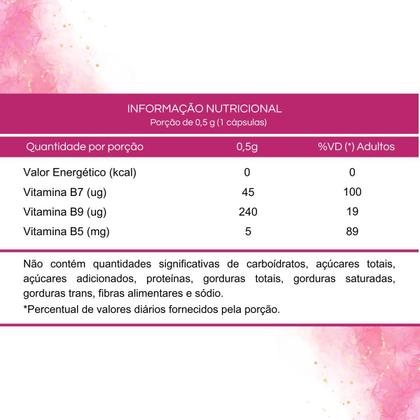 Imagem de Kit 4 Potes Biotina Suplemento Alimentar Rico Acido Fólico Vitamina Saúde Cabelos e Unhas - Natunéctar Original 240 Capsulas