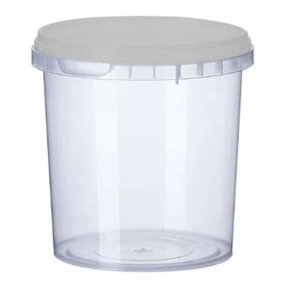 Imagem de Kit 4 Potes Para Alimentos 1,2 L Transparente Plástico