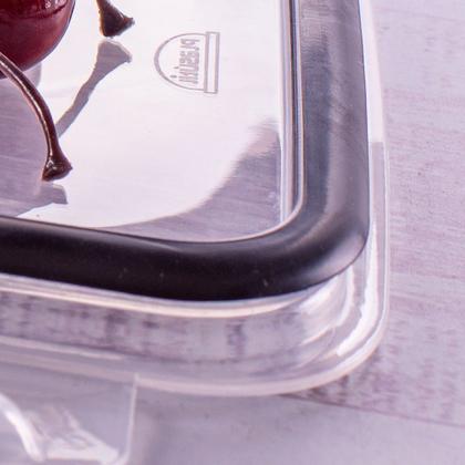 Imagem de Kit 4 Potes Ware 550ml p/ Alimentos não vaza Micro-ondas e Congelador Hermético