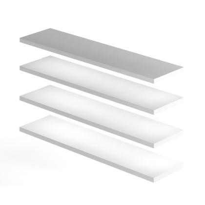 Kit 4 Prateleiras Suspensas Nicho Decoração Mdf Suporte Invisível - Deliquadros Imagem de Kit 4 Prateleiras Suspensas Nicho Decoração Mdf Suporte Invisível