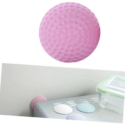 Imagem de Kit 4 Protetor de Porta Maçaneta Parede Anti-impacto Tampão Protetor Auto-Adesivo