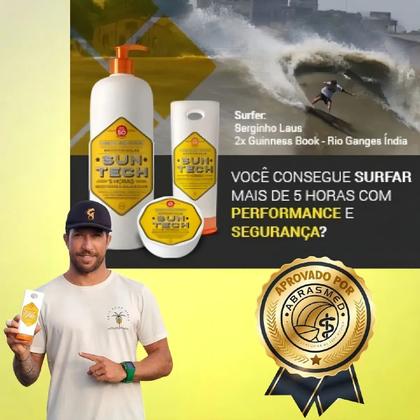 Imagem de Kit 4 Protetores Solar Esportivo Incolor 5H Duração 30FPS 300g Suntech