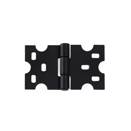 Imagem de Kit 4 Puxadores Chapa Rustica + 8 Dobradiças Mexicana