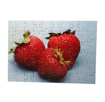 Imagem de Kit 4 Quebra-Cabeças Frutas Colorido Cognitivo 60 Peças