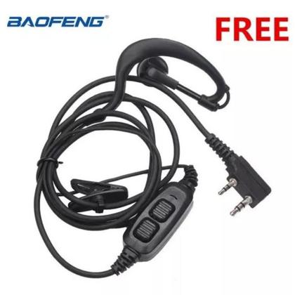 Imagem de Kit 4 Rádios Comunicador Baofeng 5w Bf Vhf /uhf/ Fm Dual Band Uv-82 Cor Preto