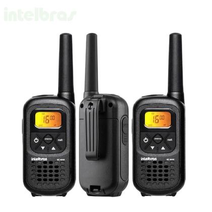 Imagem de Kit 4 Rádios Comunicador Intelbras RC4002 UHF Com Display Luminoso