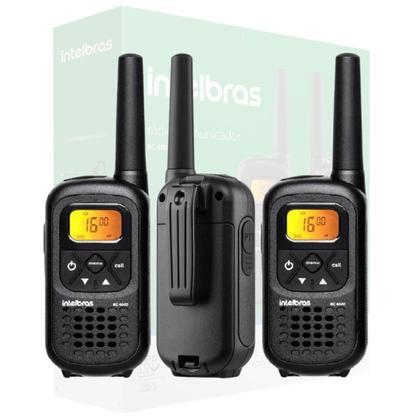 Imagem de Kit 4 Rádios Comunicador Intelbras RC4002 UHF Com Display Luminoso