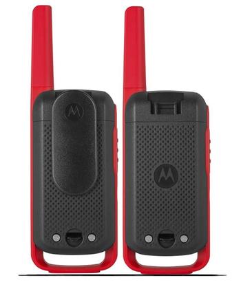 Imagem de Kit 4 Rádios Comunicador Motorola T210BR com 4 Fones de Ouvido Reforçado