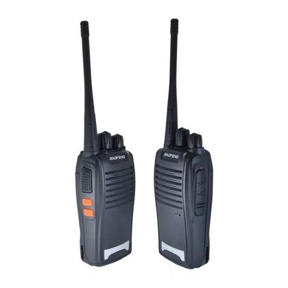 Imagem de Kit 4 Rádios Walktalk Bf-777s Ht Uhf 16 Canais Comunicador Profissional