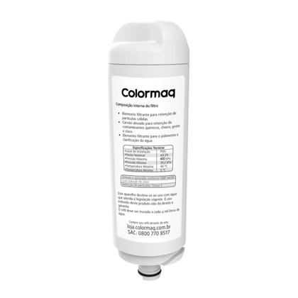 Imagem de Kit 4 Refil Filtro Colormaq Purificador Ácqua