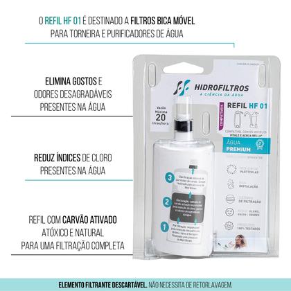 Imagem de Kit 4 Refil Filtro Lorenzett Acqua Bella Vitale Compativeli Rv-01 Vela