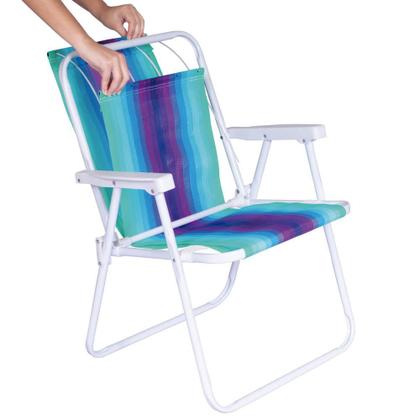 Imagem de Kit 4 Refil Para Cadeira de Praia Alta Mor