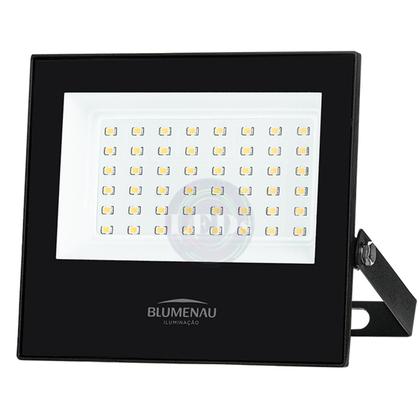 Imagem de Kit 4 Refletor Holofote Led Slim 50w Branco Neutro 4100k Ip66
