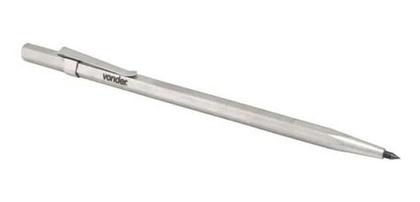 Imagem de Kit 4 Riscador P/ Metais Ponta Videa Tipo Caneta 14,5cm Vonder