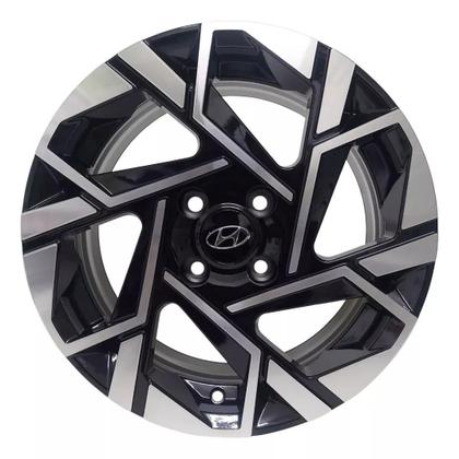 Imagem de Kit 4 Rodas Hyundai HB20 2023/2024 Aro 14x6 4x100 BD S42