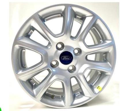 Imagem de Kit 4 Rodas Original Ford Ecosport ka fiesta Aro 15 4 X 108 Prata Tala 6,5 Et 37,5