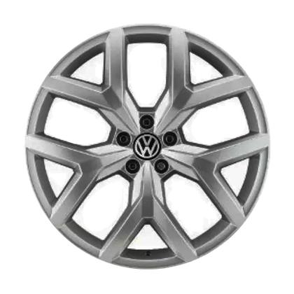 Imagem de Kit 4 rodas vw amarok v6 highline aro 17 - prata - 5x120 - kr s07