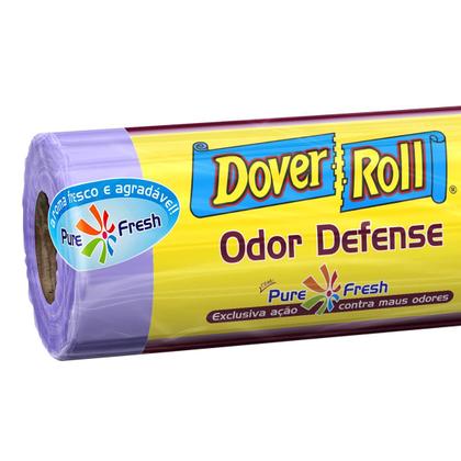 Imagem de Kit 4 Sacos Para Lixo Banheiro e Pia Odor Defense F34x40cm 50un - Dover Roll